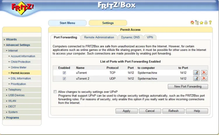 FRITZ!Box FON WLAN 7270