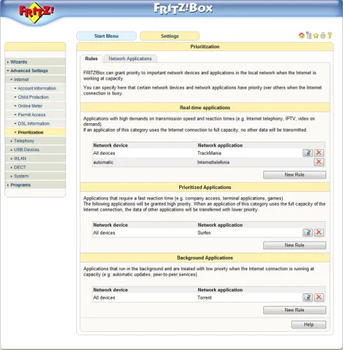 FRITZ!Box FON WLAN 7270