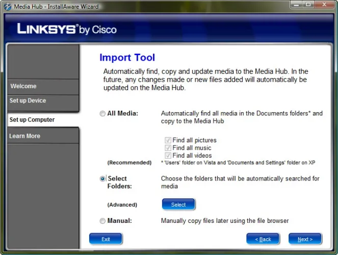 Linksys NMH-405