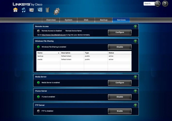 Linksys NMH-405