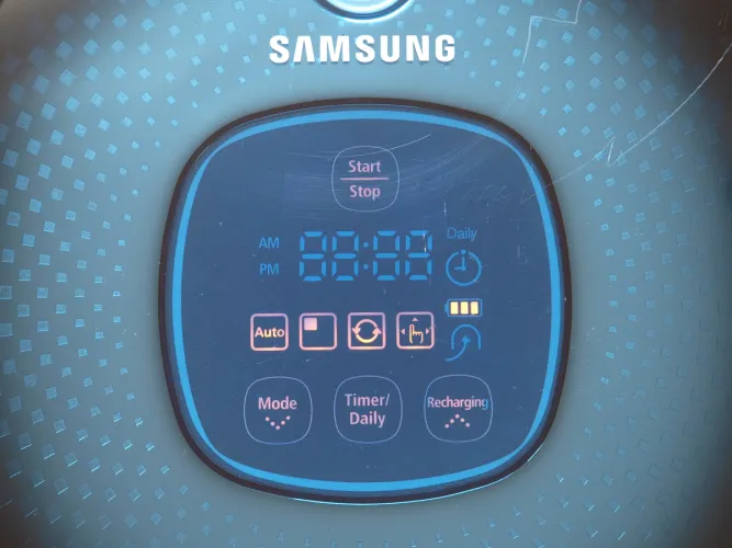 Samsung Navibot SR8855 érintésérzékeny kezelőfelület