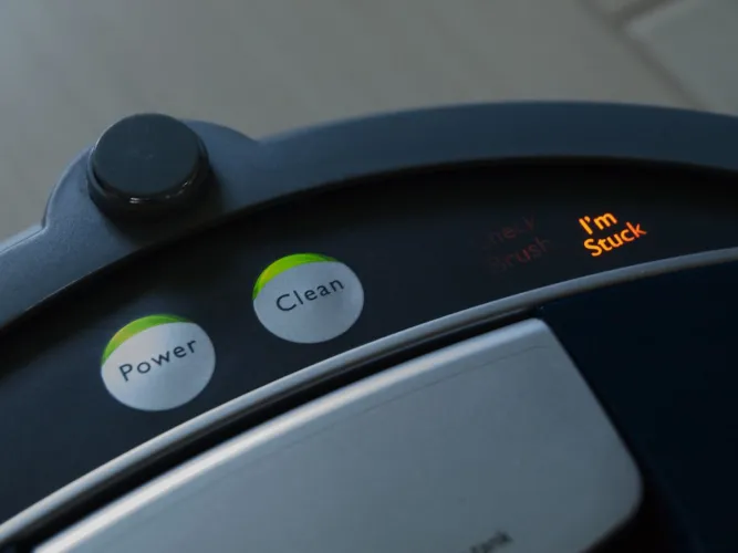 iRobot Scooba 380 kezelőfelület