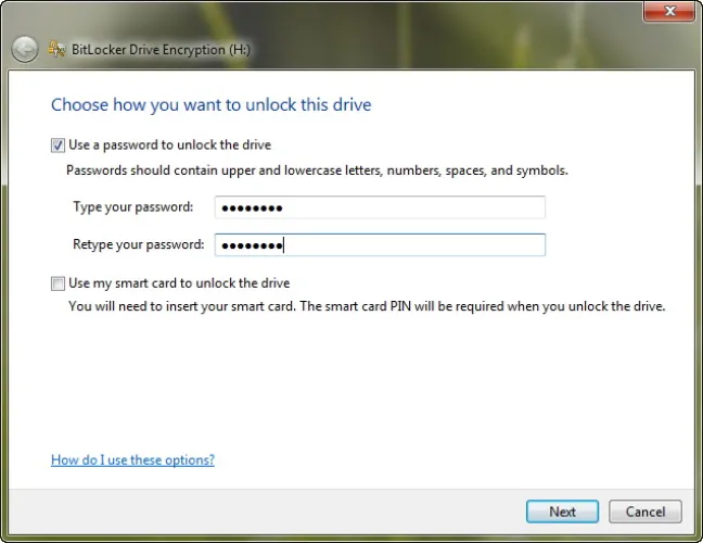 Windows 7 - BitLocker To Go