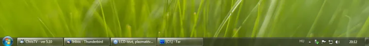 Windows 7 tálca