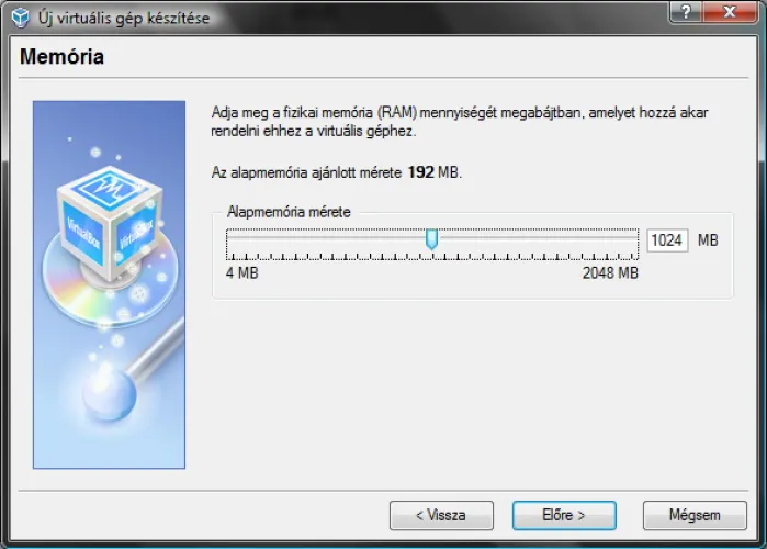 VirtualBox 6. lépés