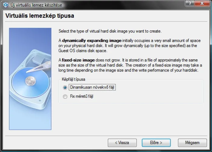 VirtualBox 8. lépés