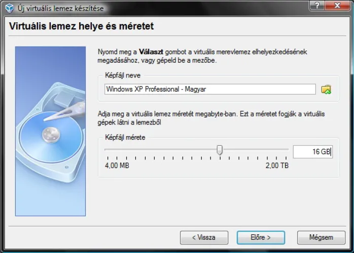 VirtualBox 9. lépés