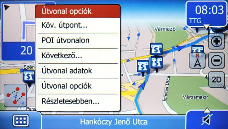 Navigációs menü