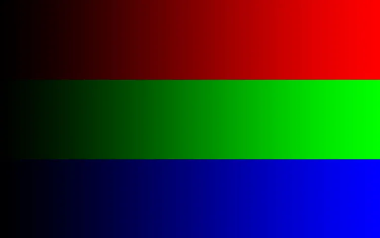 RGB grádiens