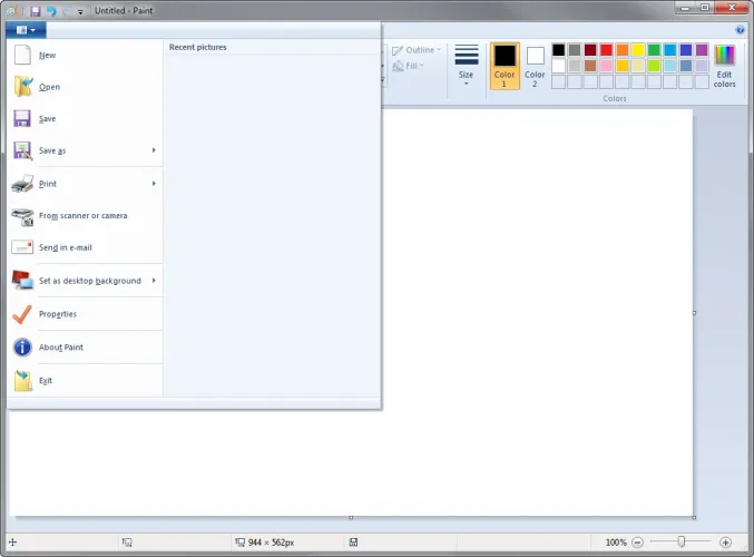 Paint Windows 7