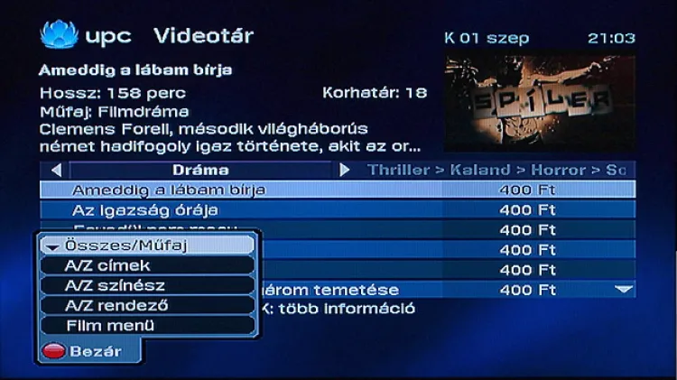 UPC Videotár