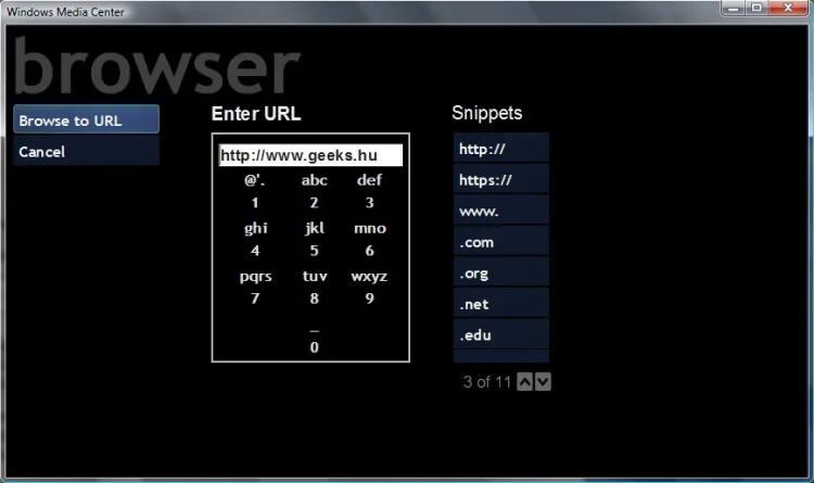 MCE Browser