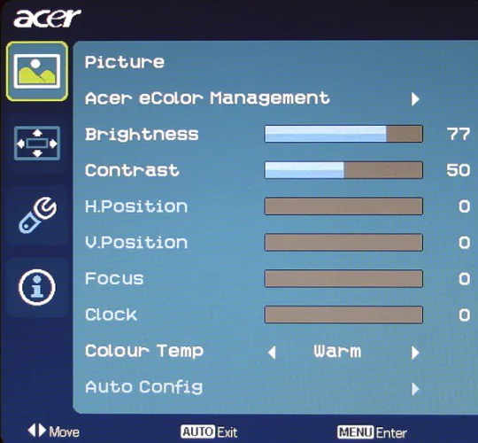 Acer p244w