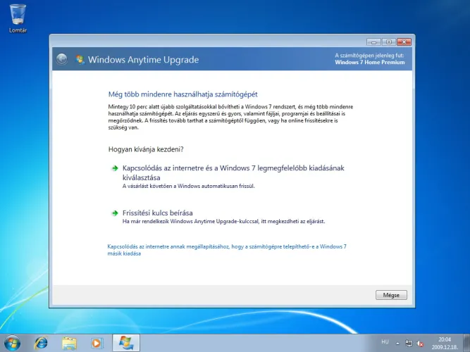 Windows Anytime Upgrade
