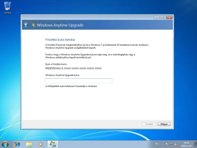 Windows Anytime Upgrade
